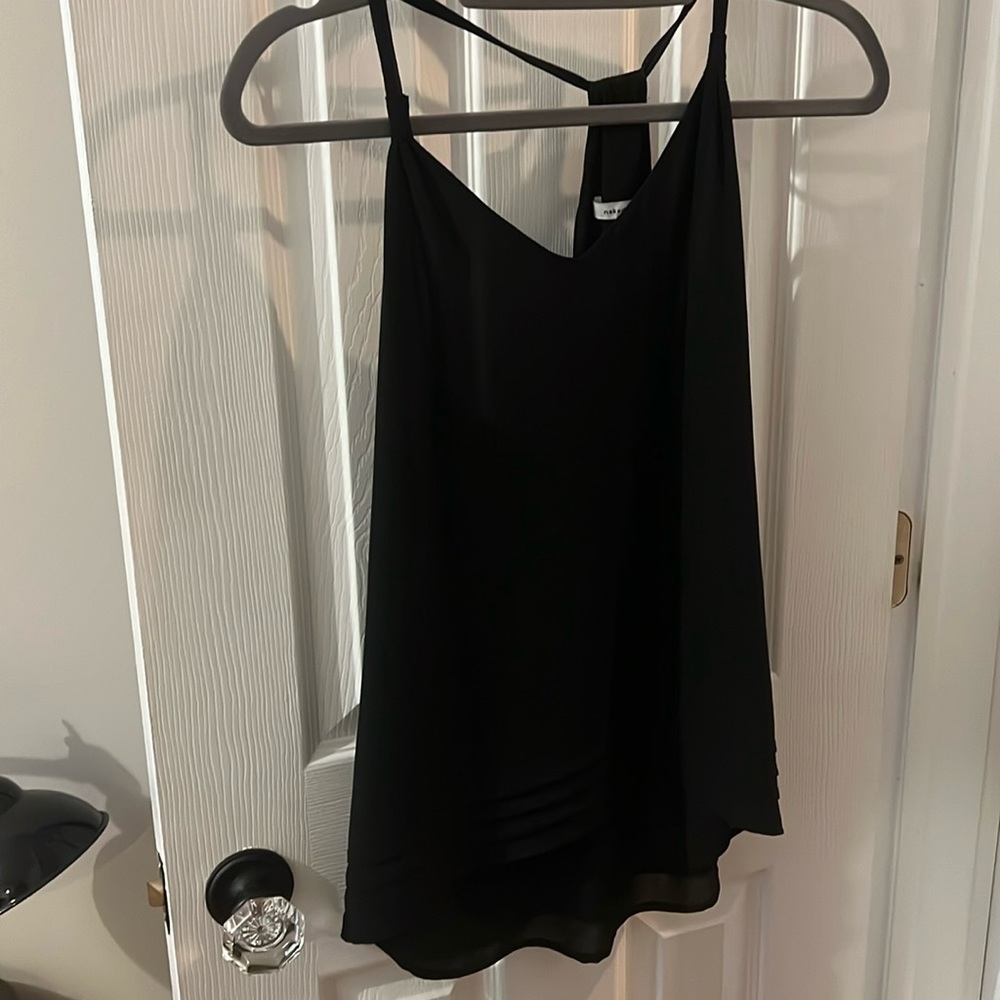 Black Sleeveless Top